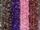 คริสตัลลูกปัด หินสี ทรงหยดน้ำ 5-25 mm.