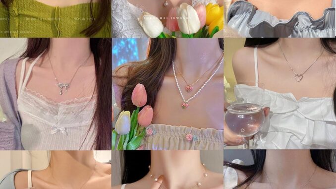 เครื่องประดับ สร้อยคอโชคเกอร์ จี้ดอกทิวลิป ประดับไข่มุก สีทอง สไตล์วินเทจ สําหรับผู้หญิง