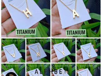 แฟชั่นผู้หญิง ชุบทอง ตัวอักษรเริ่มต้น A-Z จี้สร้อยคอโซ่ เสื้อกันหนาว สร้อยคอ ชื่อ