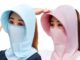HappyThai หมวกคลุมกันแดด ป้องกันรังสียูวี แบบเต็มหน้า