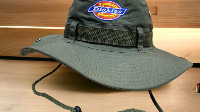Dickies หมวกบัคเก็ต หมวกเดินป่า แคมปิ้ง รุ่นมีเชือก ยอดนิยม เหมาะสำหรับผู้ชายกับผู้หญิง
