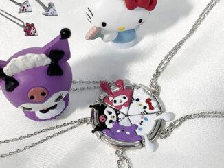 ในไทย สร้อยคอแม่เหล็กSANRIOจี้การ์ตูนKuromi MelodyHello Kittyและนักเรียนคู่รักเหมาะกับของขวัญวันเกิดCOD