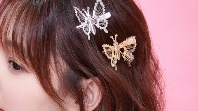 COD❤️พร้อมส่ง-กิ๊บติดผมผีเสื้อโลหะหรูหราเกาหลีแฟชั่นหน้าม้าคลิปด้านข้างความคิดสร้างสรรค์ละเอียดอ่อนเครื่องประดับผม-a.one