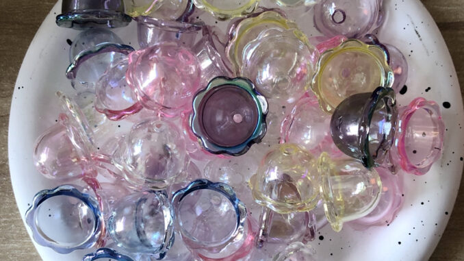 ลูกปัดอะคริลิค 16*23 มม. อุปกรณ์เสริม DIY สําหรับทําเครื่องประดับ 50 ชิ้น