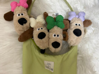 (พร้อมส่ง ) กิ๊ฟหนีบผม Gromit ติดโบว์สุดน่ารักจากเกาหลี