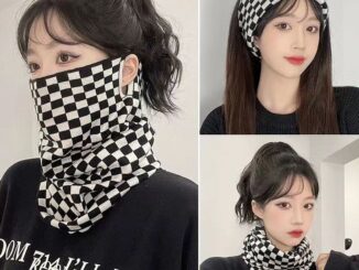 Helinyue ผ้าพันคอ แบบคล้องคอ ให้ความอบอุ่น กันความหนาว อเนกประสงค์ แฟชั่นฤดูใบไม้ร่วง และฤดูหนาว สําหรับผู้หญิง