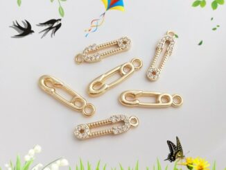 【❤️เครื่องประดับ DIY❤️】จี้คลิปหนีบกระดาษ ทอง 14k แฮนด์เมด DIY อุปกรณ์เสริม สําหรับต่างหู ไหปลาร้า [จี้ชาร์ม/จี้/จี้สร้อยคอ/จี้ ทองคํา/จี้ทองคําแท้/เครื่องประดับสร้อย/เครื่องประดับสร้อยคอ/pendant]