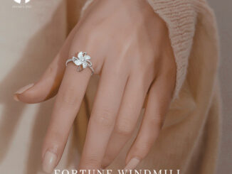 MNL Fortune Windmill แหวนกังหันดอกไม้แห่งความโชคดี แหวนแฟชั่น เงินแท้ เครื่องประดับผู้หญิง สไตล์มินิมอล น่ารัก ใส่ทุกวัน