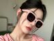แว่นตากันแดด กรอบสี่เหลี่ยม ขนาดใหญ่ สีชมพูกุหลาบ แบบเรียบง่าย แฟชั่นสไตล์เกาหลี สําหรับผู้หญิง