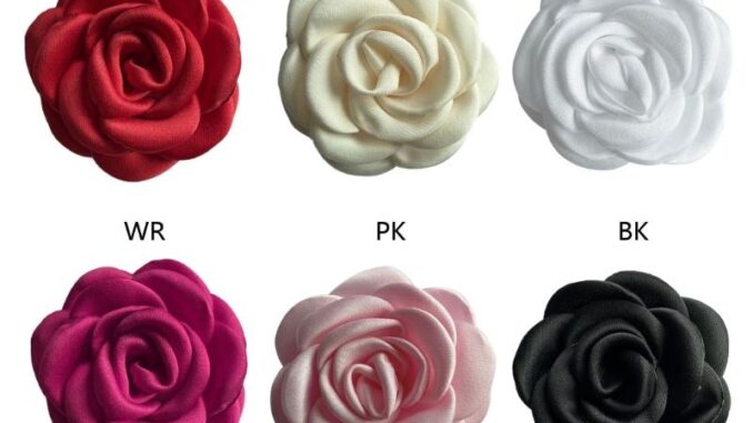 Boom Camellia เข็มกลัดผู้หญิง เข็มกลัดปกเสื้อ เครื่องประดับชุด Camellia Corsage Pin
