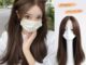 Al-106 [Sweet Korean Style] วิกผมยาว หยิกตรงกลาง แต่งลูกไม้ สไตล์เกาหลี สําหรับผู้หญิง