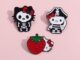SANRIO เข็มกลัด รูปโครงกระดูก แมว ซานริโอ้ ตลก เครื่องประดับ สําหรับเพื่อน เด็ก