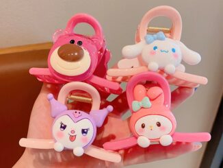 กิ๊บติดผม ลายการ์ตูน สีแดง สไตล์เกาหลี สําหรับเด็กผู้หญิง