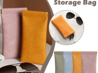 เคสแว่นตาหนัง แบบพกพา ปิดอัตโนมัติ สําหรับผู้หญิง 1 ชิ้น