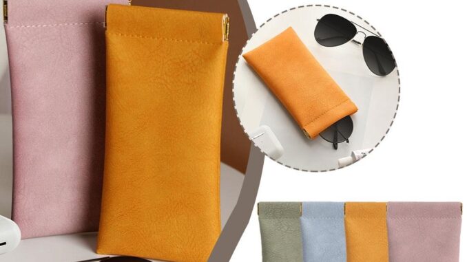 เคสแว่นตาหนัง แบบพกพา ปิดอัตโนมัติ สําหรับผู้หญิง 1 ชิ้น