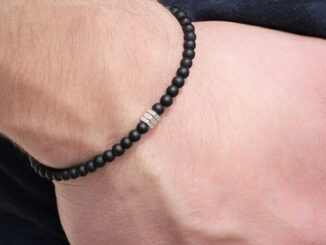 สร้อยข้อมือ กําไลข้อมือ ประดับลูกปัด แบบยืดหยุ่น แฮนด์เมด สไตล์เกาหลี เรียบง่าย เครื่องประดับ ของขวัญ สําหรับผู้ชาย