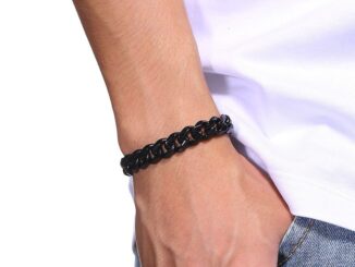 ขายดี สร้อยข้อมือโซ่ สเตนเลส ปรับได้ 8 มม. ของขวัญแต่งงาน แฟชั่นสําหรับผู้ชาย และผู้หญิง