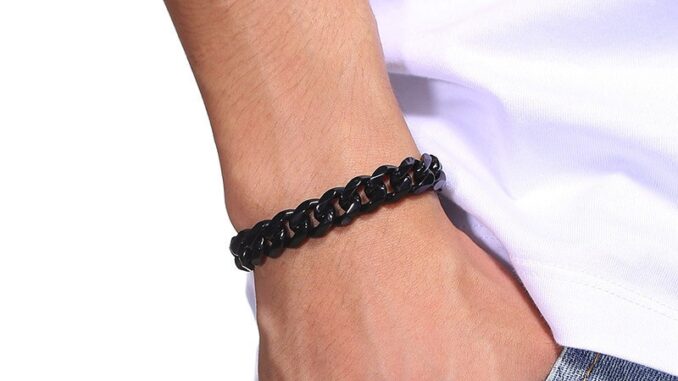 ขายดี สร้อยข้อมือโซ่ สเตนเลส ปรับได้ 8 มม. ของขวัญแต่งงาน แฟชั่นสําหรับผู้ชาย และผู้หญิง