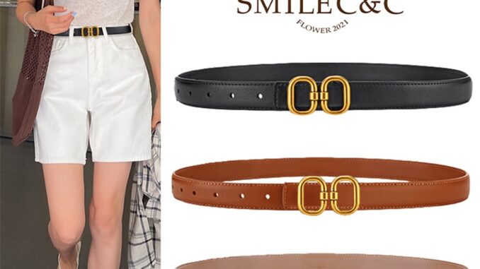 SmileFairyCC 【COD & พร้อมส่ง】 เข็มขัดหนังนิ่ม คุณภาพสูง สไตล์เกาหลี สําหรับผู้หญิง SmileFairyCC 【COD & พร้อมส่ง】 เข็มขัดหนังนิ่ม คุณภาพสูง สไตล์เกาหลี สําหรับผู้หญิง
