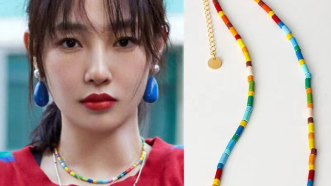 สร้อยคอโซ่ลูกปัดอะคริลิค รูปดาว สไตล์โบฮีเมียน สร้อยคอโซ่ลูกปัดอะคริลิค รูปดาว สไตล์โบฮีเมียน