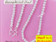 Silver-Cute สร้อยคอเม็ดประคำเงินแท้ 92.5%**มีใบรับประกัน** มีหลายขนาดให้เลือก