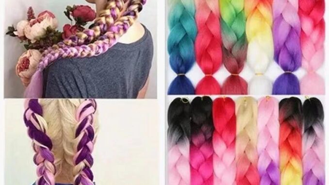 พร้อมส่ง แฮร์พีช ผมเปีย ไหมถักผม สีทูโทน 20 เฉดสี ไหมถักเปีย ไหมไฟเบอร์ ไหมต่อผม ยาว 60cm 100g+ พร้อมส่ง แฮร์พีช ผมเปีย ไหมถักผม สีทูโทน 20 เฉดสี ไหมถักเปีย ไหมไฟเบอร์ ไหมต่อผม ยาว 60cm 100g+