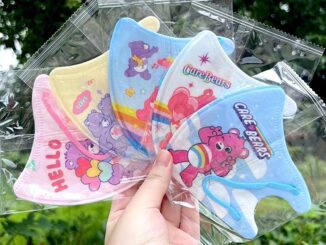 [พร้อมส่ง] หน้ากากอนามัย ลายการ์ตูนหมีสายรุ้ง 3D 3 ชั้น แบบใช้แล้วทิ้ง สําหรับเด็ก