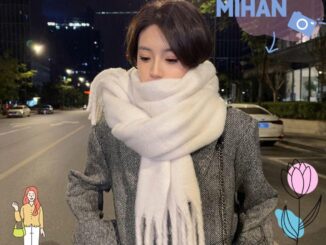 Mh ผ้าคลุมไหล่ ผ้าพันคอ ผ้าแคชเมียร์ ประดับพู่ แบบหนา แบบนิ่ม ให้ความอบอุ่น สีพื้น แฟชั่นฤดูหนาว สําหรับผู้หญิง