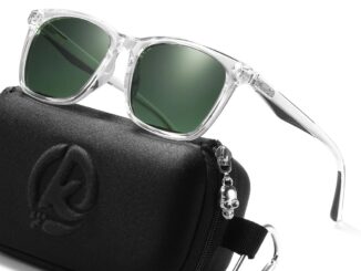 KDEAM แว่นตากันแดด Polarized TR90 กรอบสเตนเลส ทรงสี่เหลี่ยม สําหรับผู้ชาย