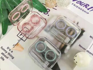 Byce> กล่องคอนแทคเลนส์ แบบใส ระดับไฮเอนด์ แบบพกพา เรียบง่าย พร้อมแหนบ ใหม่