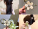 กิ๊บติดผมอะคริลิค ลายดอกไม้ หรูหรา หวานแหวว สไตล์ฝรั่งเศส เครื่องประดับ สําหรับผู้หญิง