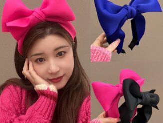 ใหม่ โบว์ใหญ่ ที่คาดผม แฟชั่น หวาน สีพื้น ที่คาดผม ผู้หญิง เครื่องประดับผม