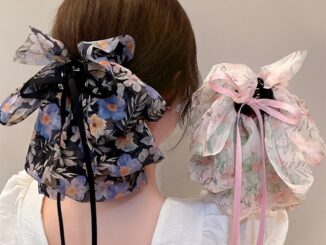 COD❤️ดอกไม้ที่สง่างามโบว์ผม Claw Clip ฝรั่งเศสพรีเมี่ยมความรู้สึกกิ๊บ - A.one
