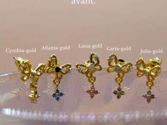 avantgarde.bkk new! Limited   Pixie’s earrings (brass+18K)