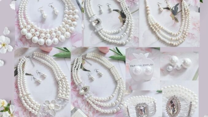ร้านไทย  setสร้อยมุกสวยฉ่ำมาใหม่ สินค้าพร้อมส่ง