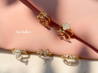 Kissmebythesun - Gold Ring | แหวนปรับขนาดได้ ชุบทองคำขาว