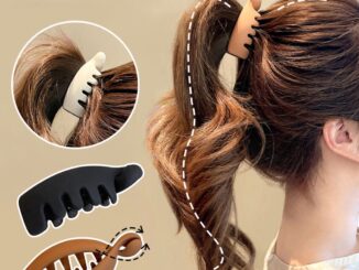 กิ๊บติดผมหางม้า เนื้อแมตต์ สีพื้น สําหรับผู้หญิง