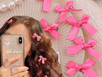 กิ๊บติดผม โบว์ริบบิ้น ขนาดเล็ก สีชมพู สไตล์เกาหลี แฟชั่นยอดนิยม สําหรับผู้หญิง Y2k