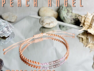 VITALIA -PEACH ANGEL- สร้อยข้อมือปลุกเสกเรื่องการเงิน