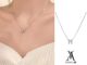 Ay(cn) สร้อยคอโชคเกอร์ จี้ตัวอักษร "H" ประดับคริสตัล สีทอง สีเงิน สําหรับผู้หญิง