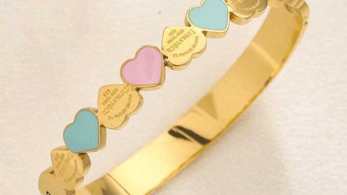 Tiffany สร้อยข้อมือแฟชั่นใหม่ / เหมาะสําหรับคู่รัก / วันเกิด ของขวัญเครื่องประดับ