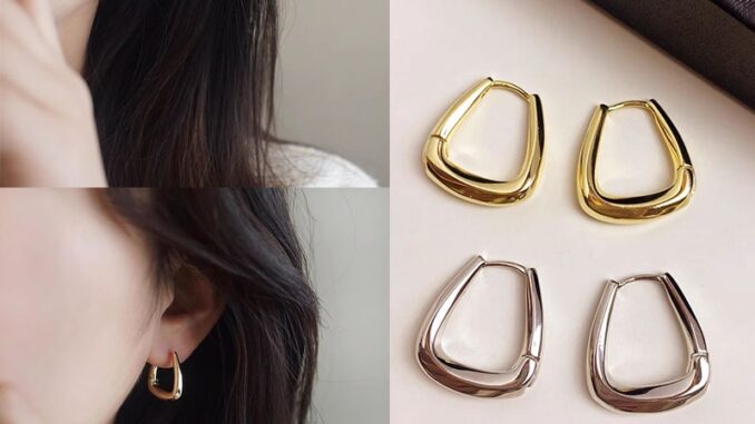 พร้อมส่ง ต่างหูกระดุม โลหะ ชุบเงิน 925 รูปแมวน่ารัก สําหรับผู้หญิง