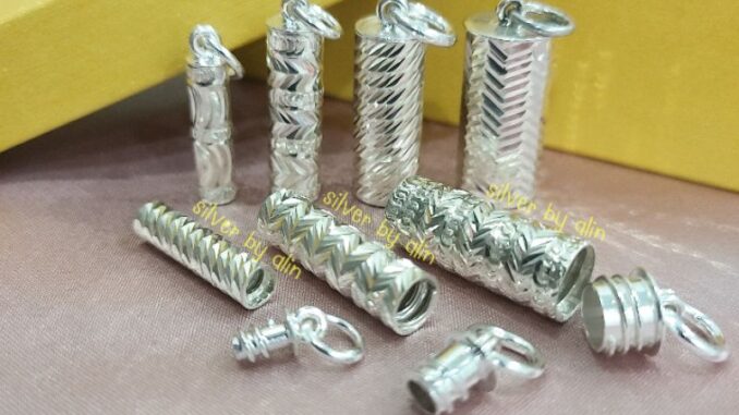 silver by alin จี้ตะกรุดเงินแท้