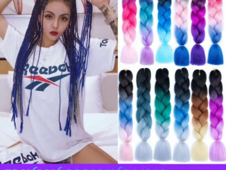 Zeeva ผมเปีย ไหมถักผม สีทูโทน แอฟริกันเดรดล็อกส์   wig braids