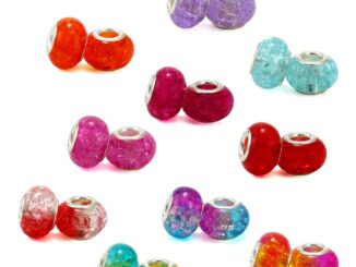 Dinglly ลูกปัด ทรงกลม 10 สี อุปกรณ์เสริม สําหรับฟาง Diy 2 ชิ้น ต่อล็อต