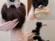 กิ๊บติดผม ประดับโบว์ หรูหรา สําหรับผู้หญิง