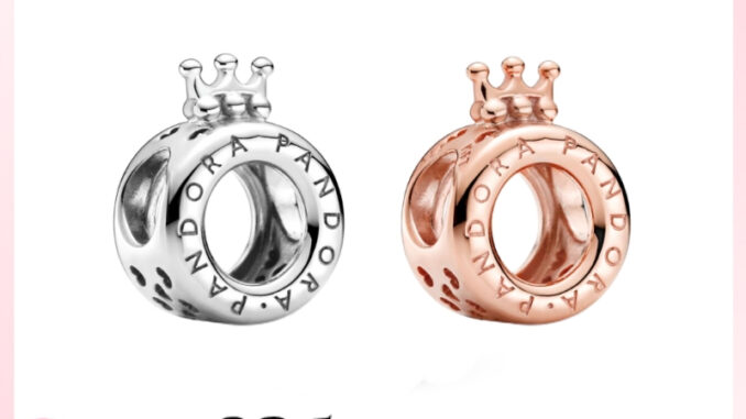 [ส่งจากกรุงเทพ]P แท้ เงิน925 ลูกปัด เสน่ห์ จี้ Logo crown O charm  ของแท้ 100% ใส่กับสร้อยข้อมือหรือสร้อยคอได้