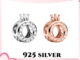 [ส่งจากกรุงเทพ]P แท้ เงิน925 ลูกปัด เสน่ห์ จี้ Logo crown O charm  ของแท้ 100% ใส่กับสร้อยข้อมือหรือสร้อยคอได้