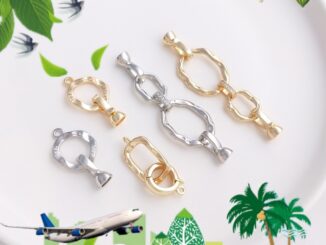 ❤️เครื่องประดับ DIY❤️หัวเข็มขัดชุบทอง 14K ฝังเพทาย ทรงกลมคู่ ประดับไข่มุก สําหรับทําเครื่องประดับ สร้อยคอ แหวน สร้อยข้อมือ DIY[หัวเข็มขัดเชื่อมต่อ/สร้อยข้อมือ/สร้อยคอ/กําไลข้อมือ]