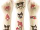 Kuromi My Melody Tattoos สติกเกอร์รอยสักชั่วคราว กันน้ํา (ส่งแบบสุ่ม)